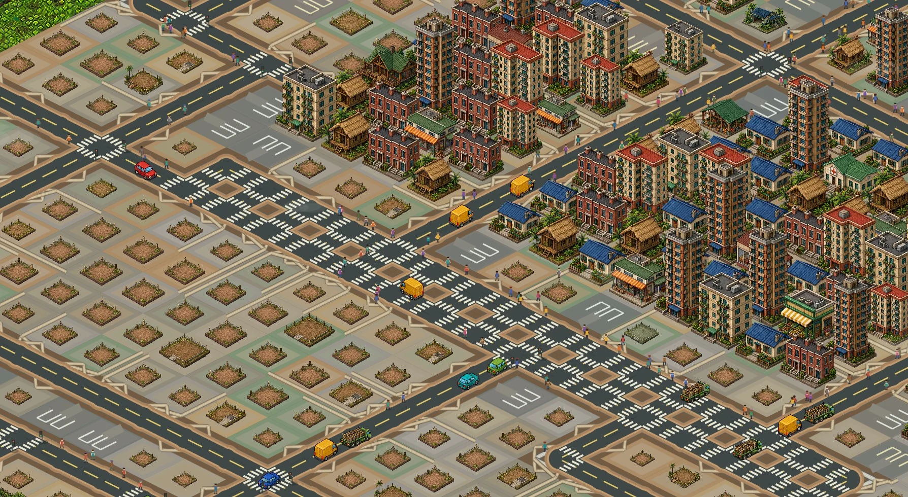 A large SOLESIDO district with many active construction parcels