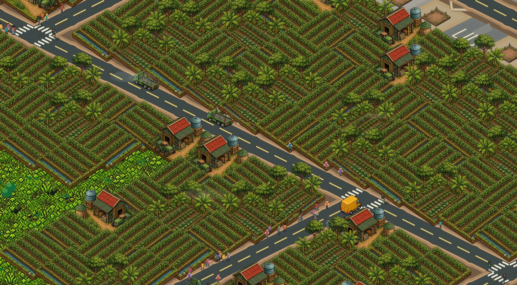 SOLESIDO farms and freight roads